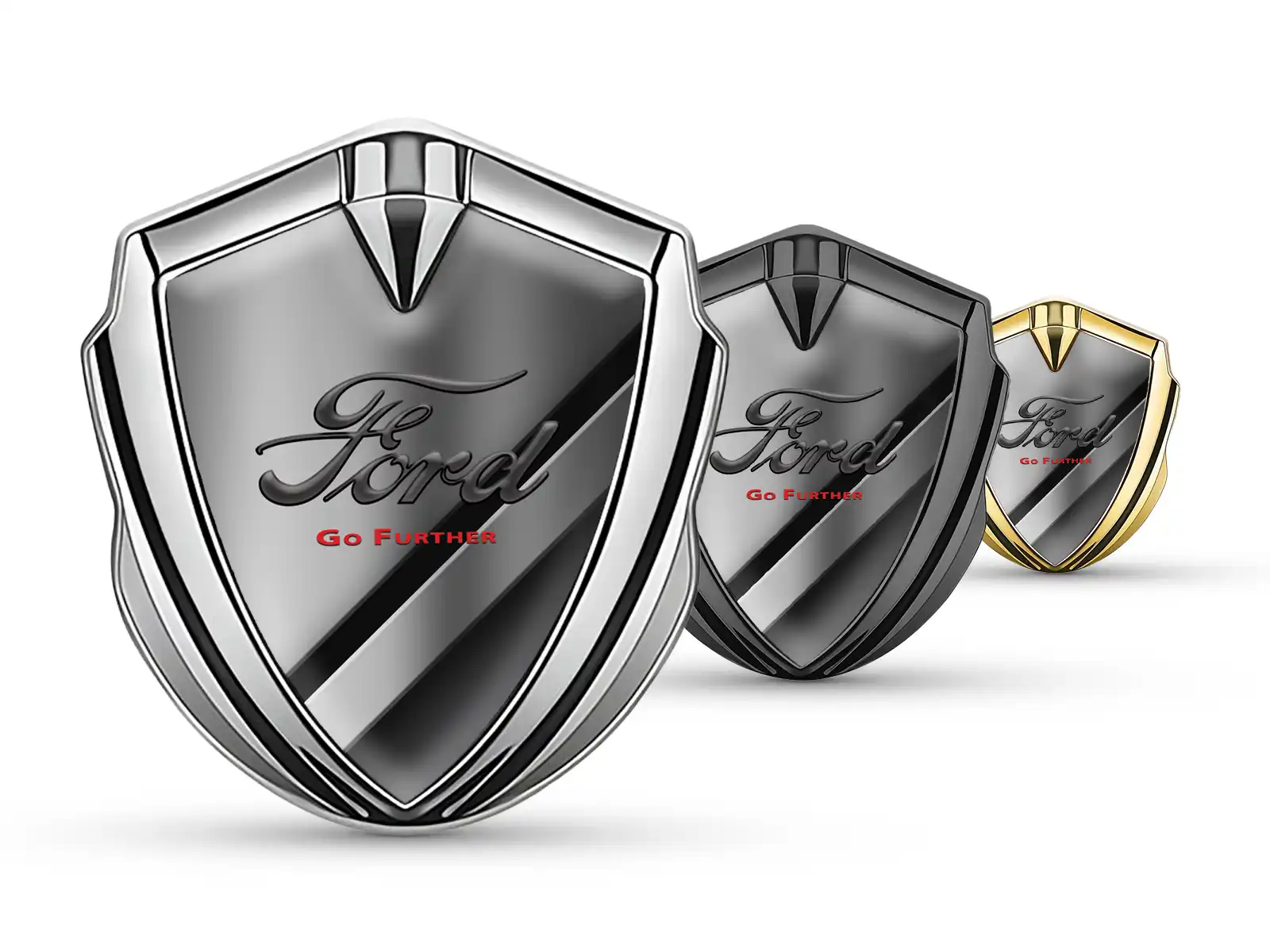 Ford 3D Emblem Abzeichen Moderner Look High-End 3D Stil